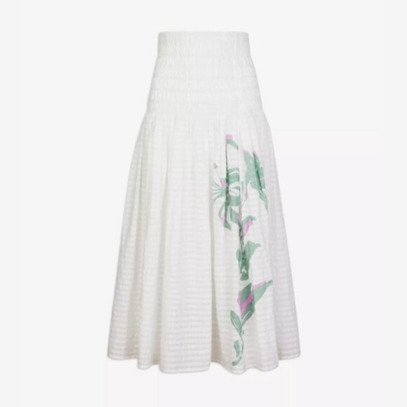 New Tanya Taylor Layla midi Skirt in Lily Shadow nwt 30471 - Picture 2 of 10